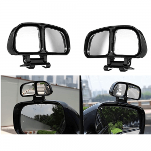 Chrome Blind Spot Mirror with 360 Degree Rear View Convex Parking Mirror